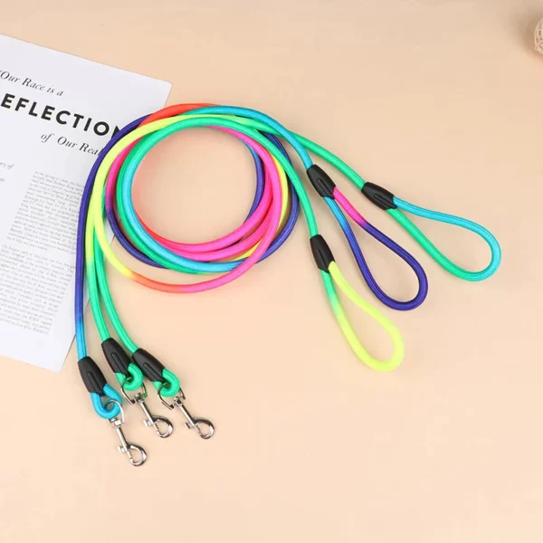 Rainbow Color Leash For Cats & Dogs