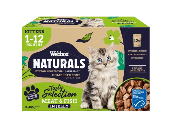 Webbox Naturals Kitten Selection Jelly Wet Cat Food