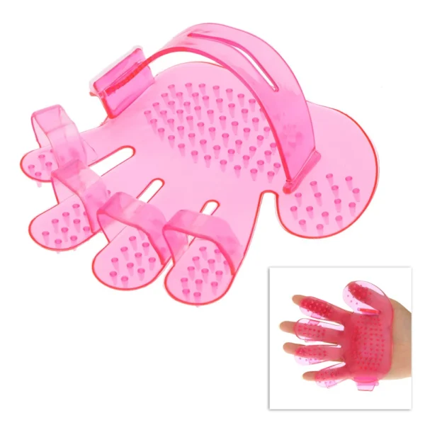 plastic Grooming Glove for pets