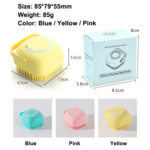 Luxury Pet Spa Silicone Massage Brush with Built-in Shampoo Dispenser - Image 2